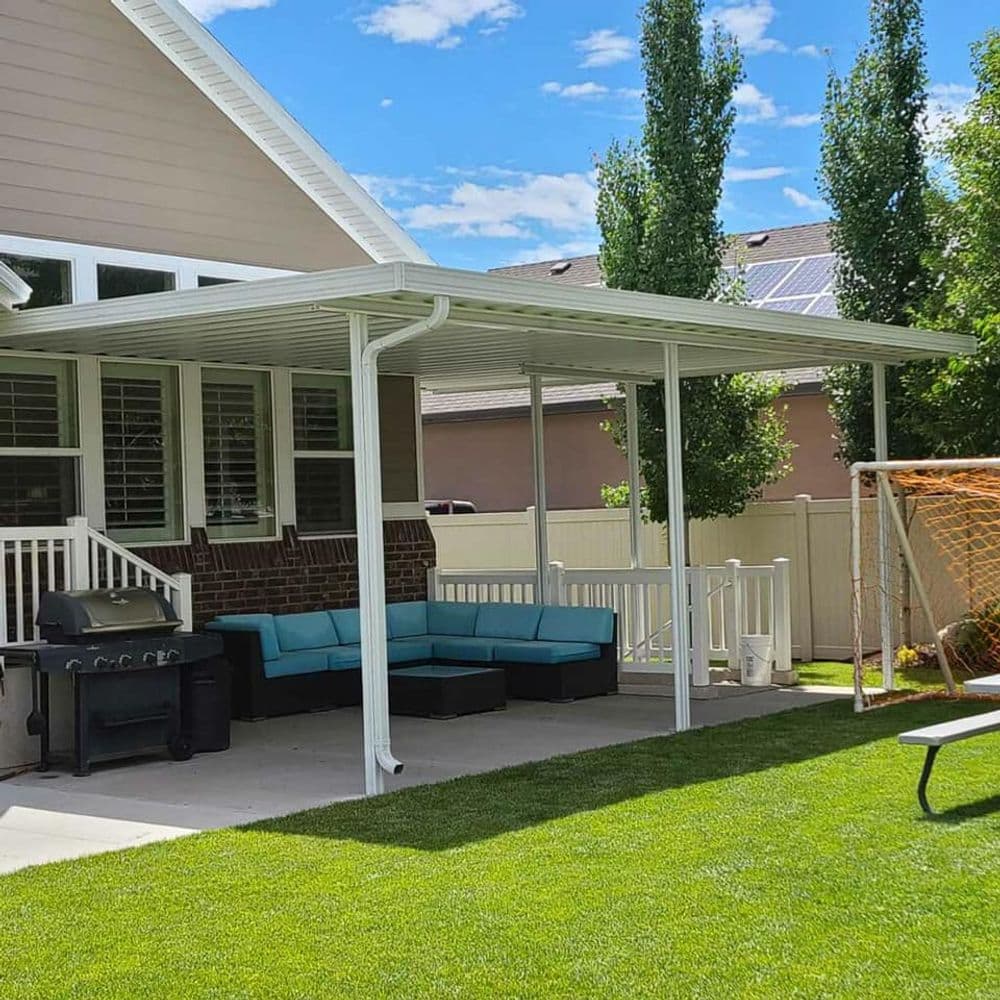 Backyard Patio Cover Installation